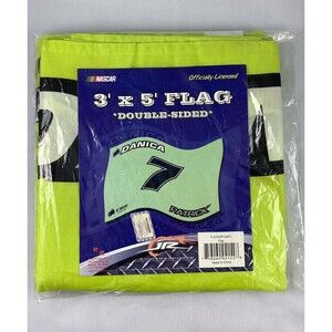 NASCAR DANICA PATRICK #7 Double-Sided 3’X 5’ Green Flag NEW